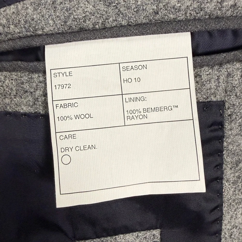 J.Crew‎ Ludlow Blazer Yorkshire Tweed Moon Mens 40R Grey English Wool Sport Coat